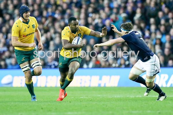 Tevita Kuridrani Australia v Hamish Watson Scotland