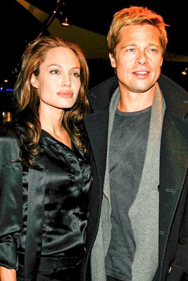 Angelina Jolie and Brad Pitt 