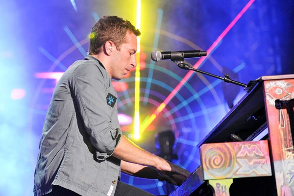 Chris Martin of Coldplay California 2011