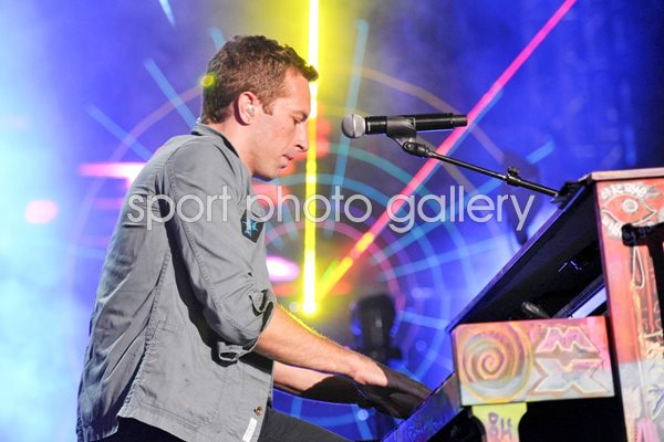 Chris Martin of Coldplay California 2011