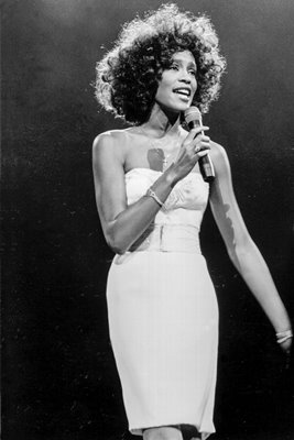 Whitney Houston on stage