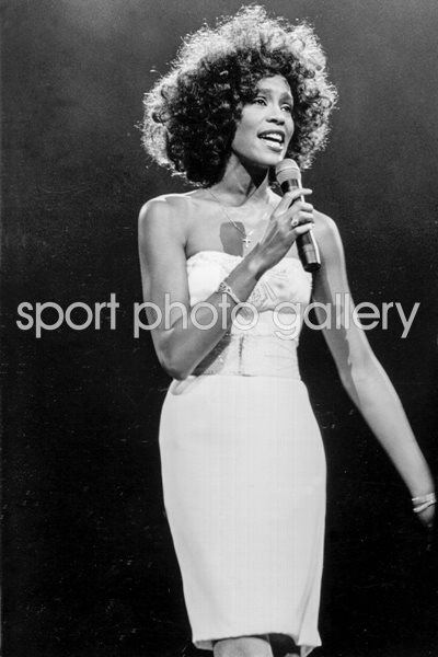 Whitney Houston on stage