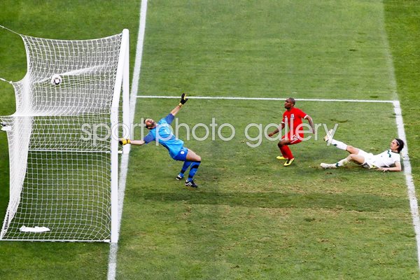 Jermain Defoe scores v Slovenia