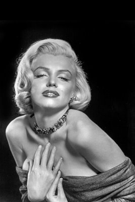Marilyn Monroe necklace portrait