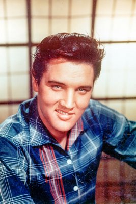 Elvis Presley relaxes