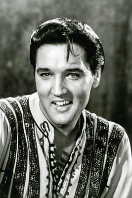 Elvis Presley smiles