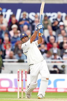 MS Dhoni India hits 6 v England 2011