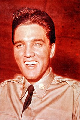 Elvis Presley in army uniform