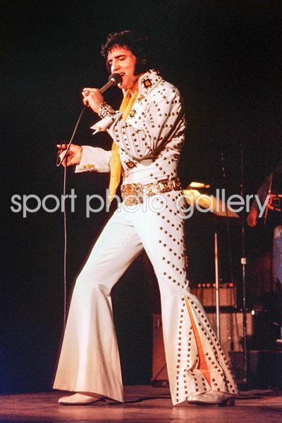 Elvis Presley classic 70's colour portrait