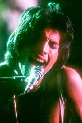 Colour Photo of Freddie Mercury