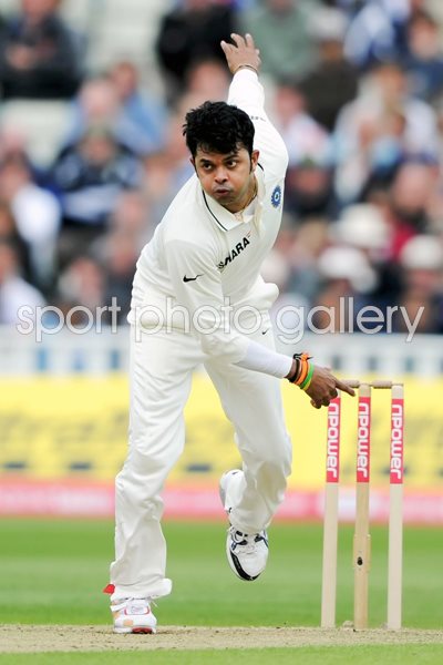 Shanthakumaran Sreesanth of India v England 