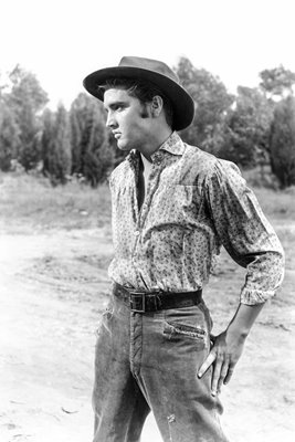 Elvis Presley in "Love Me Tender"