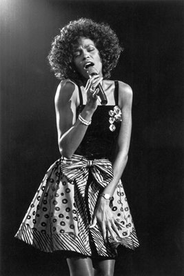 Whitney Houston on stage 1988