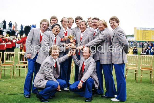USA Ryder Cup Team Walton Heath 1981