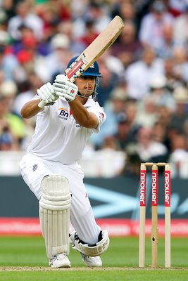 Alastair Cook batting v India 2011