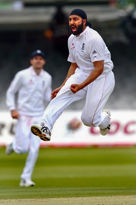 Monty celebrates at Lord's 2008