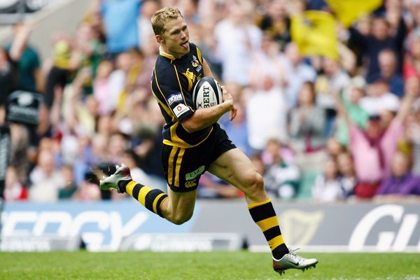 Josh Lewsey scores 2008 Guinness Premiership Final