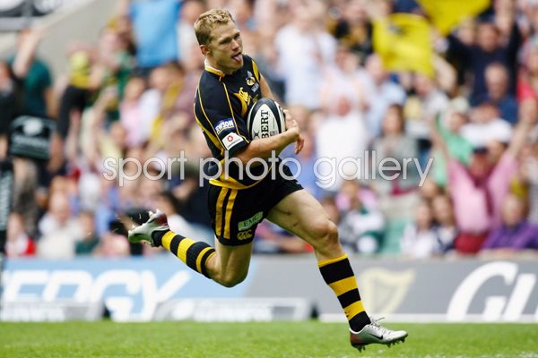 Josh Lewsey scores 2008 Guinness Premiership Final