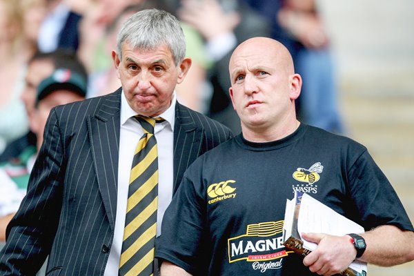 Ian McGeehan and Shaun Edwards of Wasps 