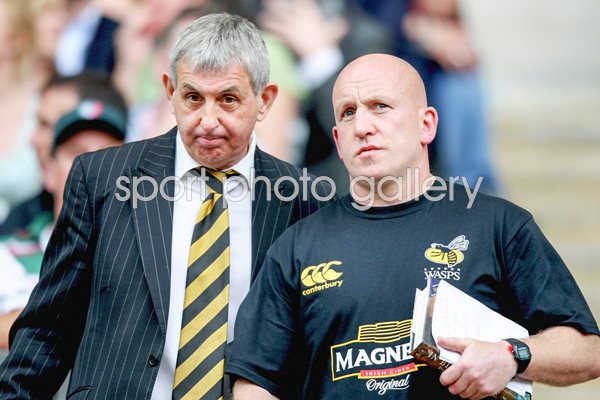 Ian McGeehan and Shaun Edwards of Wasps 