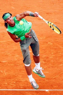 Rafael Nadal French Open 2008 action