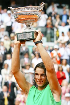 Rafael Nadal celebrates 4th French Open 