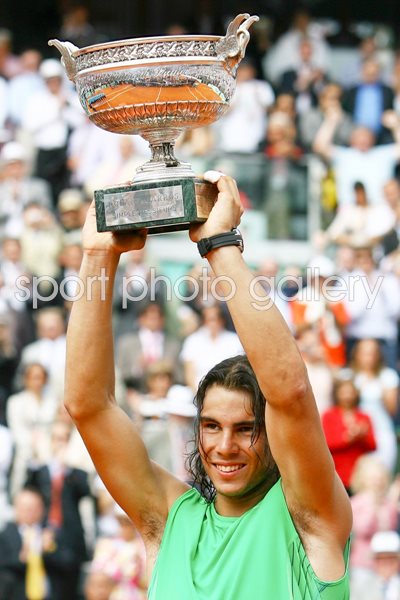 Rafael Nadal celebrates 4th French Open 