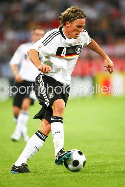 Clemens Fritz Germany v Poland Euro 2008
