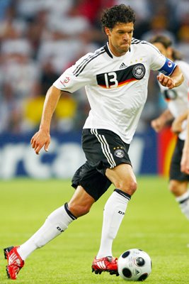 Michael Ballack Germany v Poland Euro 2008