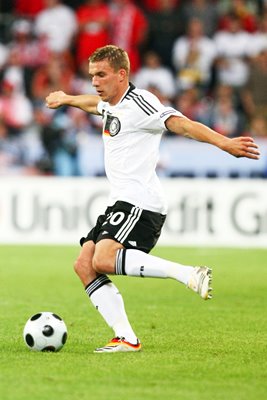 Lukas Podolski Germany v Poland Euro 2008