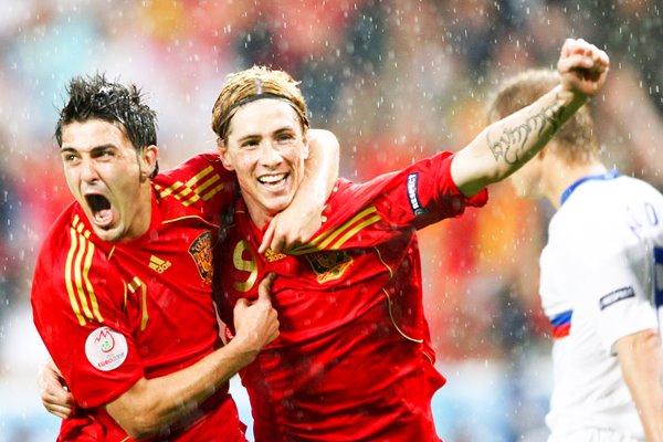 Fernando Torres Spain v Russia Euro 2008