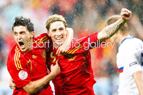 Fernando Torres Spain v Russia Euro 2008