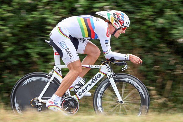 Fabian Cancellara Switzerland Time Trial 2008 Tour de France 