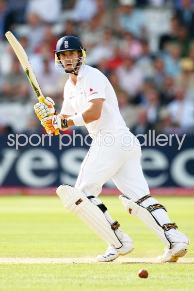 Kevin Pietersen in action v South Africa at Lord's
