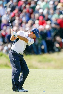 Padraig Harrington in action Birkdale 2008