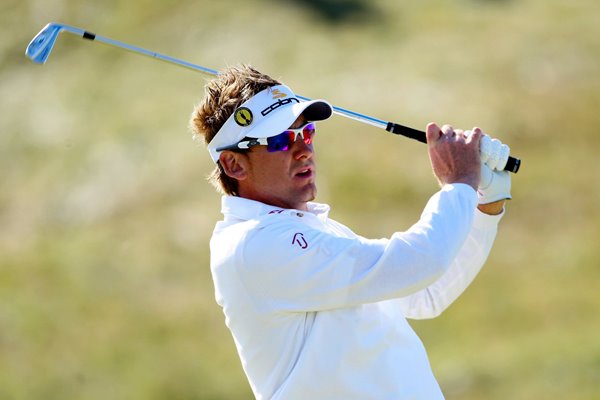 Ian Poulter in action at Birkdale 2008
