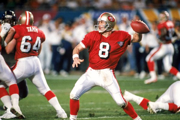 Steve Young San Francisco 49ers Super Bowl Winner 1995