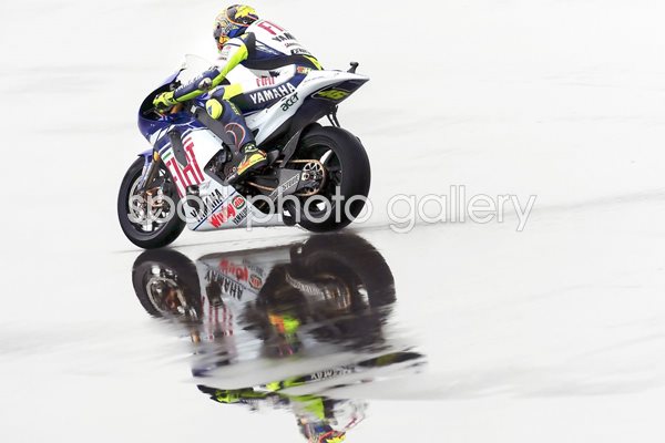 2008 Valentino Rossi rain Silhouette 