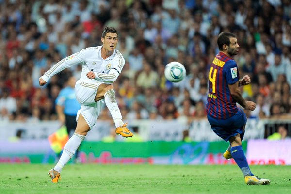 Cristiano Ronaldo Real Madrid V Barcelona Super Cup 2014