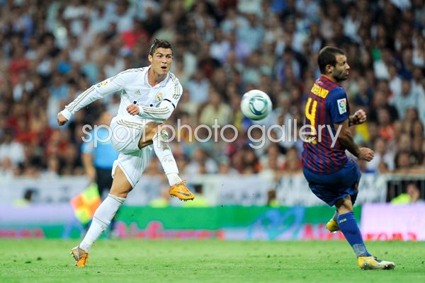Cristiano Ronaldo Real Madrid V Barcelona Super Cup 2014