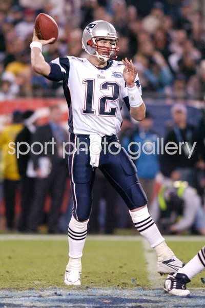 Tom Brady New England Patriots Super Bowl 2005