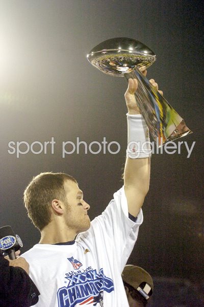 Tom Brady New England Patriots Super Bowl 2005