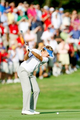 Ian Poulter 2008 Ryder Cup action