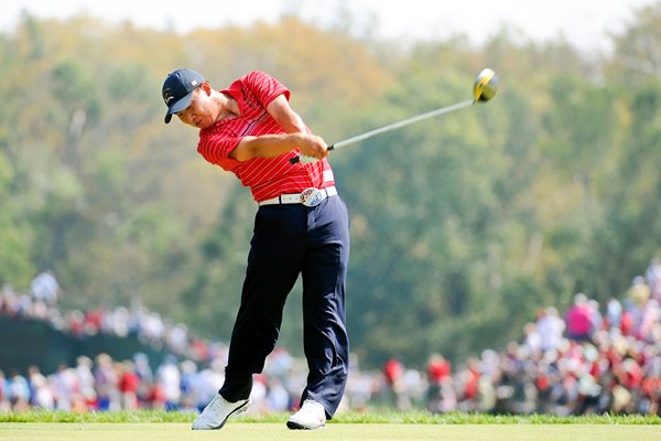 Anthony Kim in full swing v Garica Ryder Cup 2008