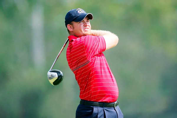 J.B. Holmes 2008 Ryder Cup action portrait