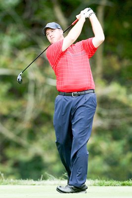 Boo Weekley 2008 Ryder Cup action portrait