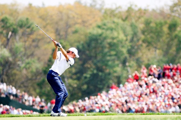 Sergio in action at Valhalla - 2008 Ryder Cup 