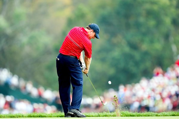 Justin Leonard 2008 Ryder Cup action