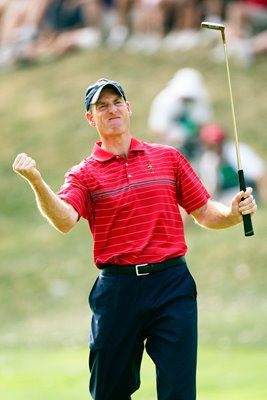 2008 Ryder Cup - Jim Furyk celebrates winning point