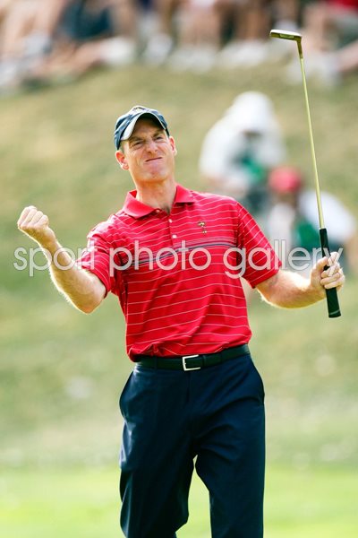 2008 Ryder Cup - Jim Furyk celebrates winning point